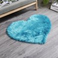 thumbnail image 3 of LCXmlly Pencil Bag Strong Water Absorption Rug Mat Love Heart Shape NonSlip Acrylic Fluffy Carpet, 3 of 6