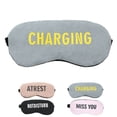 thumbnail image 2 of Bangcool Sleep Eye Mask Creative Letter Elastic Eye Shade Eye Sleep Cover with Ice Pack, 2 of 9