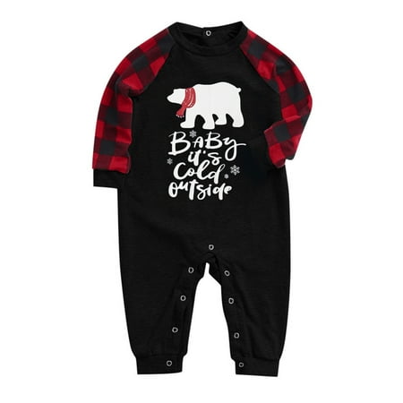 

UPAIRC Christmas Xmas Printed Loungewear Family Matching Adult Child Pyjamas Sleepwear Suits Outfit