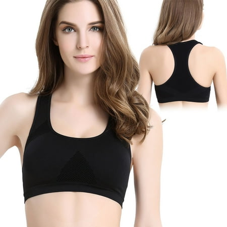

Double Layer Seamless Sports Bra High Impact Racerback Yoga Sports Bra