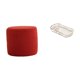 thumbnail image 1 of Reposapiés Otomano Redondo, Banco, Silla, Pequeño Sofá Cilíndrico, Taburete De Té Para Oficina, Dormitorio, Guardería, Apartamento, Servicio De Comida, Tocador De Baño, Cafetería De, 1 of 8