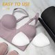 thumbnail image 2 of EeaseMX LUOEM - 3 pares de almohadillas extraíbles para sujetador deportivo para mujer (blanco), 2 of 7