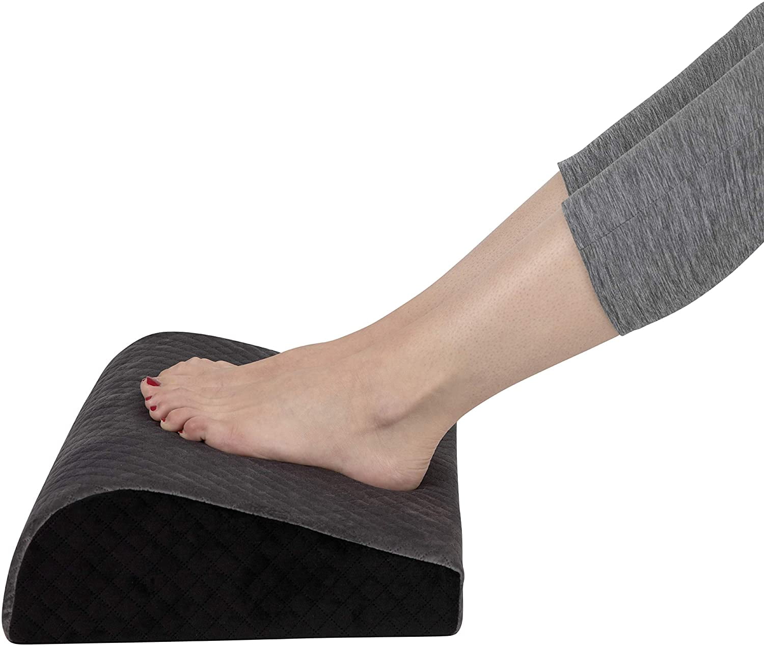 Buy Kolbs Office Foot Rest Under Desk Plush Velvet and Memory Foam