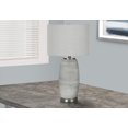 thumbnail image 1 of Monarch Specialties Lighting, 25"h, Table Lamp, Grey Ceramic, Grey Shade, Modern, 1 of 6