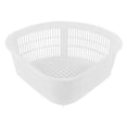 thumbnail image 2 of Oleegame 1PC Shower Soap Dish With Hook Storage Holder Multifunctional Draining Shelf Storage Rack Kitchen White Triangular Drain Basket White, 2 of 6