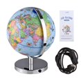 thumbnail image 3 of Globe Mondial Illuminé avec Support Éducatif LED Réalité Augmentée Globe Terrestre pour Enfants Apprentissage Géométrique, 3 of 7