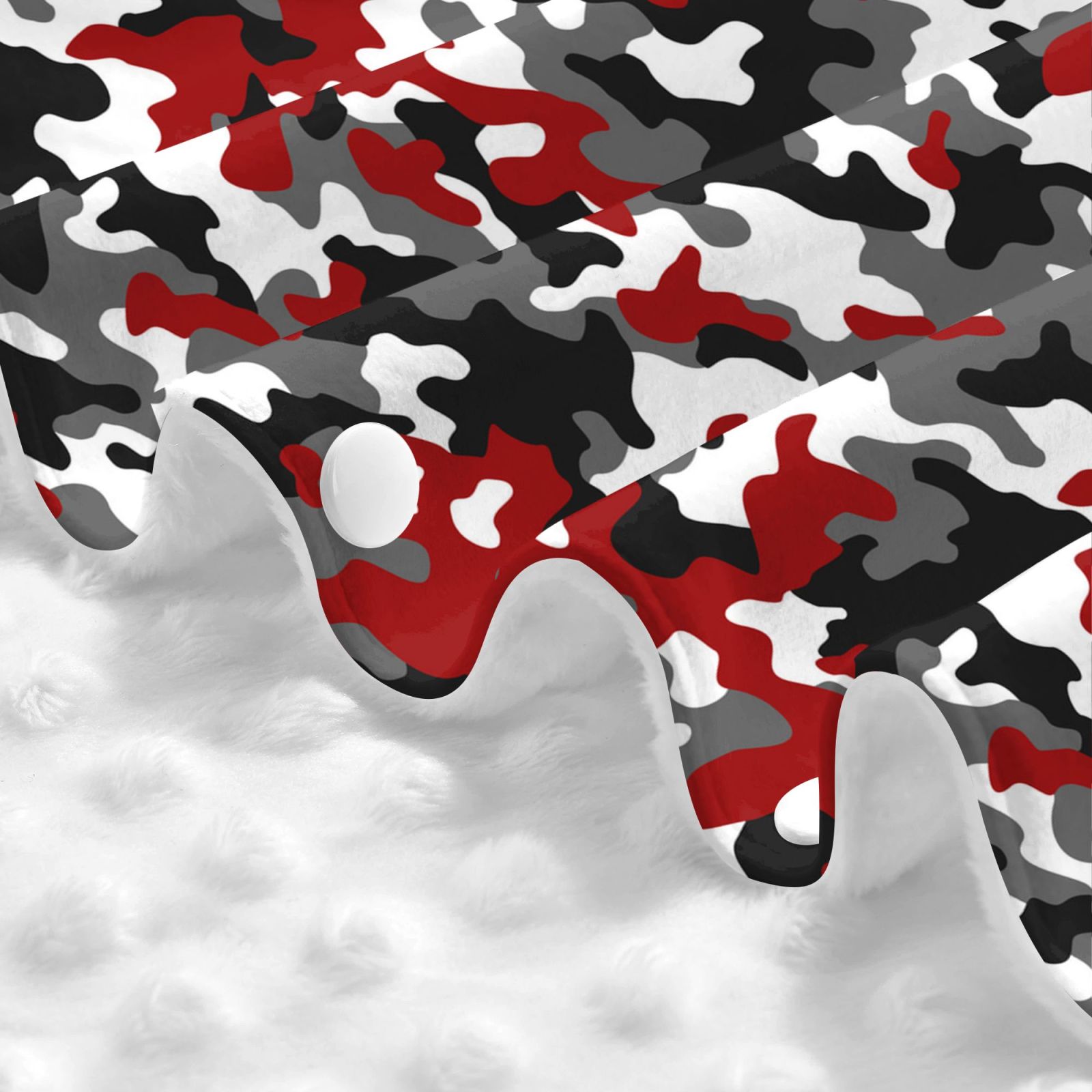 Car Seat Cover Baby - Red Grey White Camouflage Breathable Infant Car Seat Cover for Baby Carseat, Lightweight Comfort Baby Essentials Must Haves Newborn Stuff for Girl Boy