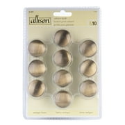 Allison Trade Knob Brushed Antique Brass, 10pk
