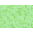 thumbnail image 1 of Ahgly Company Machine Washable Indoor Rectangle Transitional Green Area Rugs, 2' x 4', 1 of 7