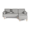 thumbnail image 2 of Sala Modular Reversible De Lino Gris Claro Modelo Carlton, 2 of 13