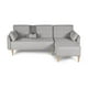 thumbnail image 2 of Sala Modular Reversible De Lino Gris Claro Modelo Carlton, 2 of 13