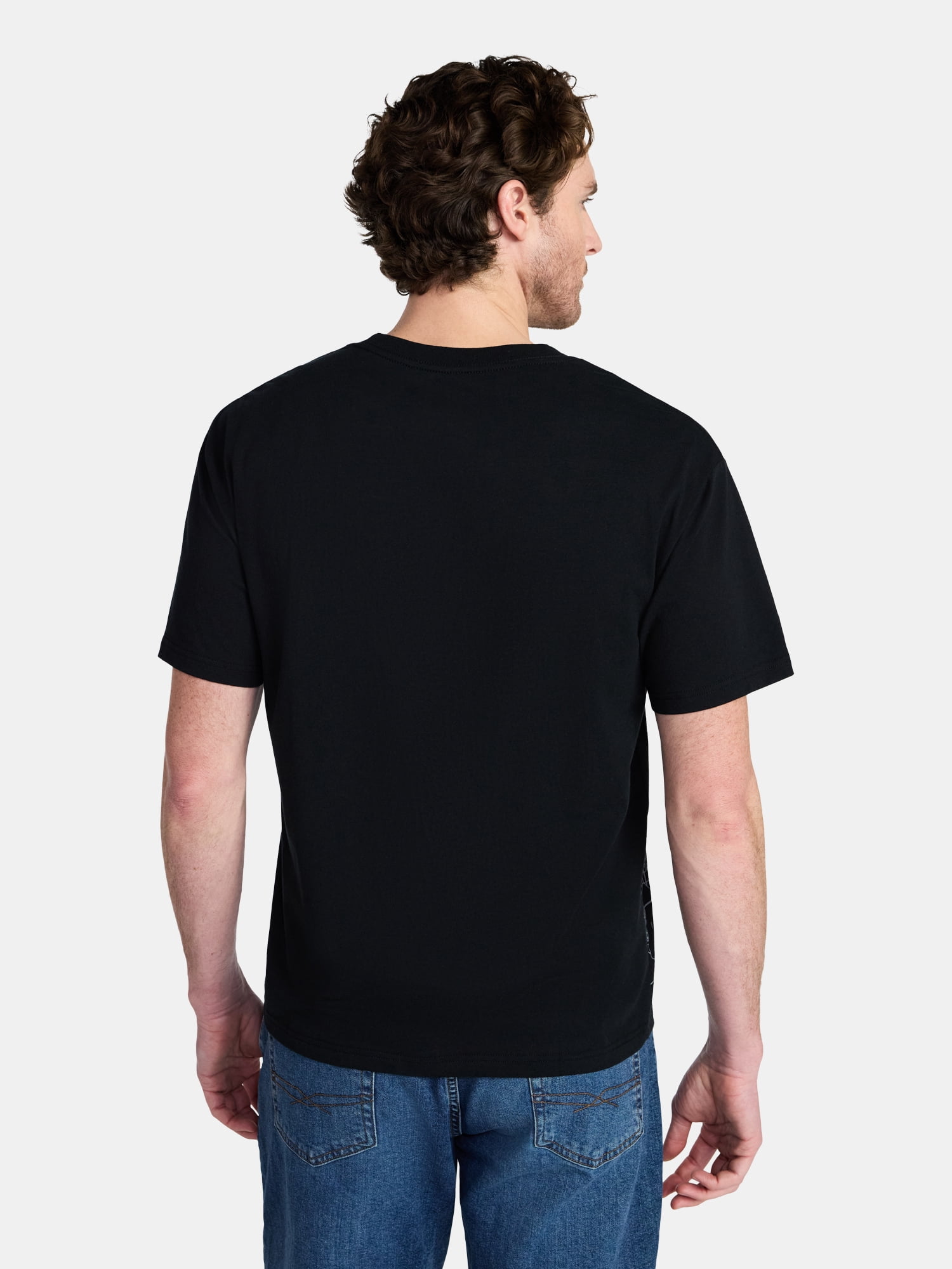 Harry Potter Men's and Big Men's Hogwarts Crest Graphic Tee with Short Sleeves, Sizes S-3XL