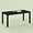 Black, variant on Bayan Coffee Table, Square Side Table or Small Spaces, Living Room, White