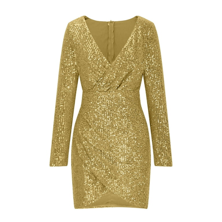sequin mini wrap dress Women's Dp Luxe Petite Sequin Wrap Mini Dress, Berry