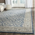 thumbnail image 3 of SAFAVIEH Sofia Jerrod Floral Bordered Area Rug, Blue/Beige, 6'7" x 9'2", 3 of 5