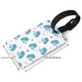 thumbnail image 2 of Kdxio Cartoon Poodle Dog Luggage Tags Privacy Cover ID Label Suitcase Tags Identifiers For School Bags,Suitcases, 2 of 7