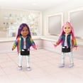 thumbnail image 2 of My Life As Amora Hairstylist Posable 18-inch Doll, Pink Hair, Purple Eyes, 2 of 8