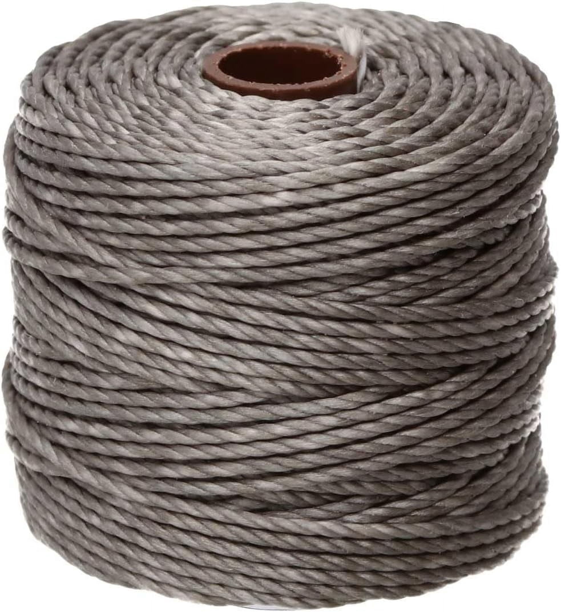 The Beadsmith S-Lon Heavy Nylon Cord - Grey Color – TEX400, .9mm Diameter, 4-Pack, 35 Yard Spools – For Stringing Beading Crochet, Micro-Macrame Jewelry & Kumihimo Projects