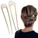 thumbnail image 3 of 2 horquillas francesas en forma de U para peinados con trenzas francesas. Horquillas para cabello grueso, moños y chignons. Accesorios para peinar el cabello., 3 of 6