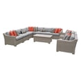 thumbnail image 2 of Coast 10 Piece Outdoor Wicker Patio Furniture Set 10a-Color:Wheat, 2 of 11