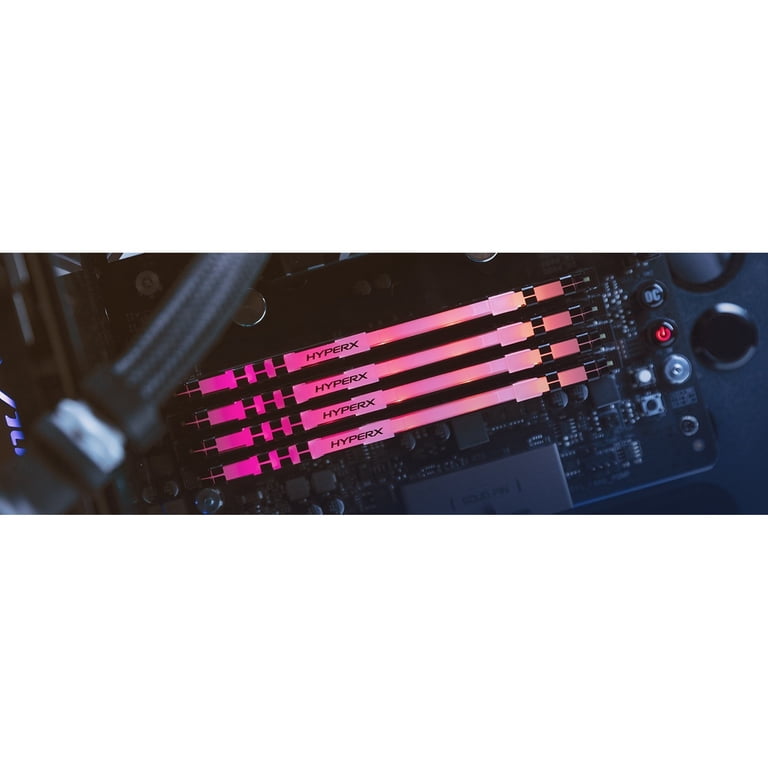 HyperX Fury 64GB 3200MHz DDR4 CL16 DIMM (Kit of 4)  RGB