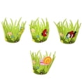 thumbnail image 1 of 4 piezas de decoraciones de Pascua de telas no tejidas, cestas coloridas para decoración, 1 of 5