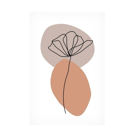 Trademark Fine Art Veronika Boulova Flower Canvas Wall Art