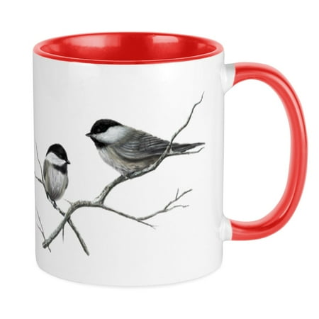 

CafePress - Chickadee Song Bird Mugs - Ceramic Coffee Tea Novelty Mug Cup 11 oz