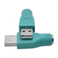 thumbnail image 4 of Adaptador TUNC USB Macho a PS2 Hembra Verde 2 uds, 4 of 4