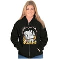 thumbnail image 4 of Betty Boop The Realest Cartoon Zip Hoodie Sweatshirt Women Brisco Brands X, 4 of 6