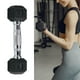 thumbnail image 1 of Mancuerna octogonal de goma para hombre y mujer, con pesas de mano, para brazos, pecho, espalda y hombros 3 libras, 1 of 6
