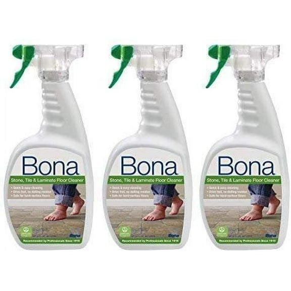 Bona Stone Tile & Laminate Floor Cleaner Spray MegaPack Pack of 3
