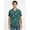 Teal, variant on , Men's & Big Men's Graphic Button-Up Shirt, Island, Sizes S-4XL