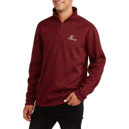 Mossy Oak - Men's 1/4 Zip Pullover Sweater Fleece - Walmart.com