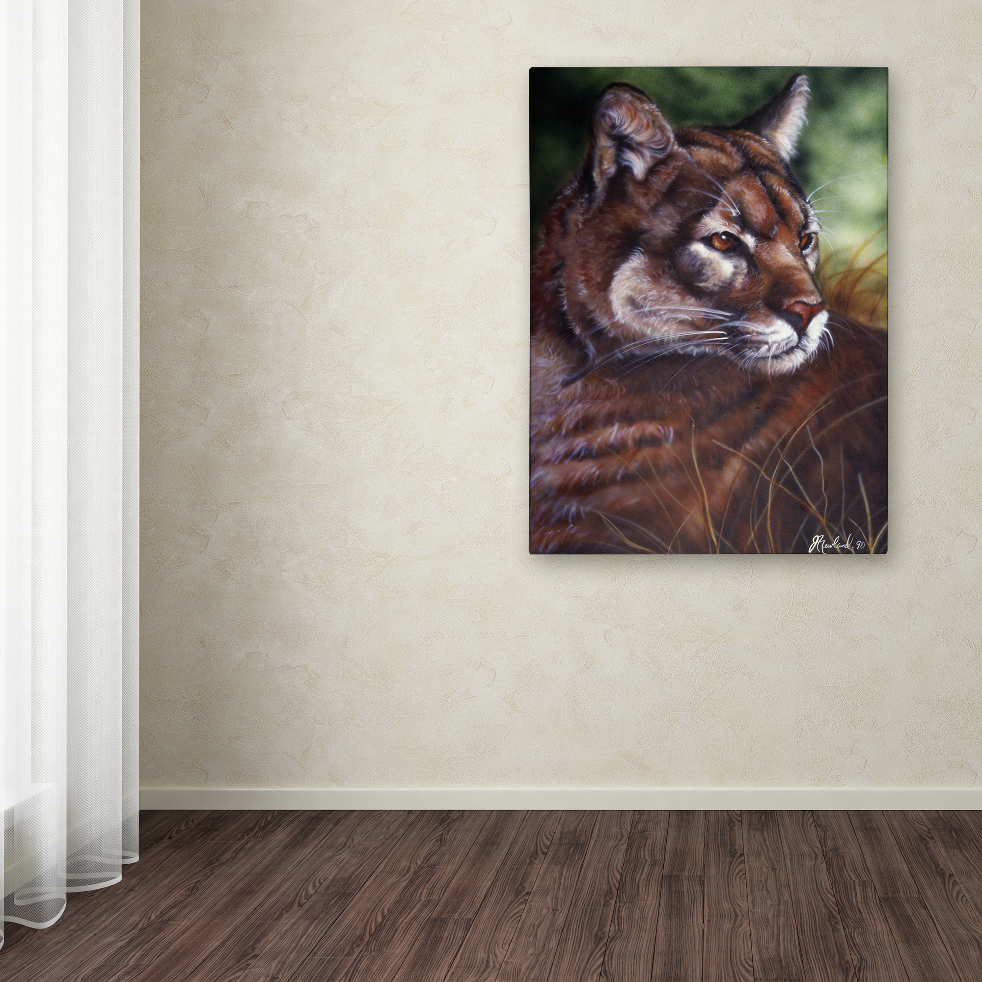 Trademark Fine Art 'Watchful Eyes II' Canvas Art by Jenny Newland