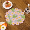 thumbnail image 1 of PGYONG Style Small Decorative Towel Embroidery Modern Placemats Plates Mats Multi-Use Towel Coffee Table Cloth Dinner Cloths, 1 of 5