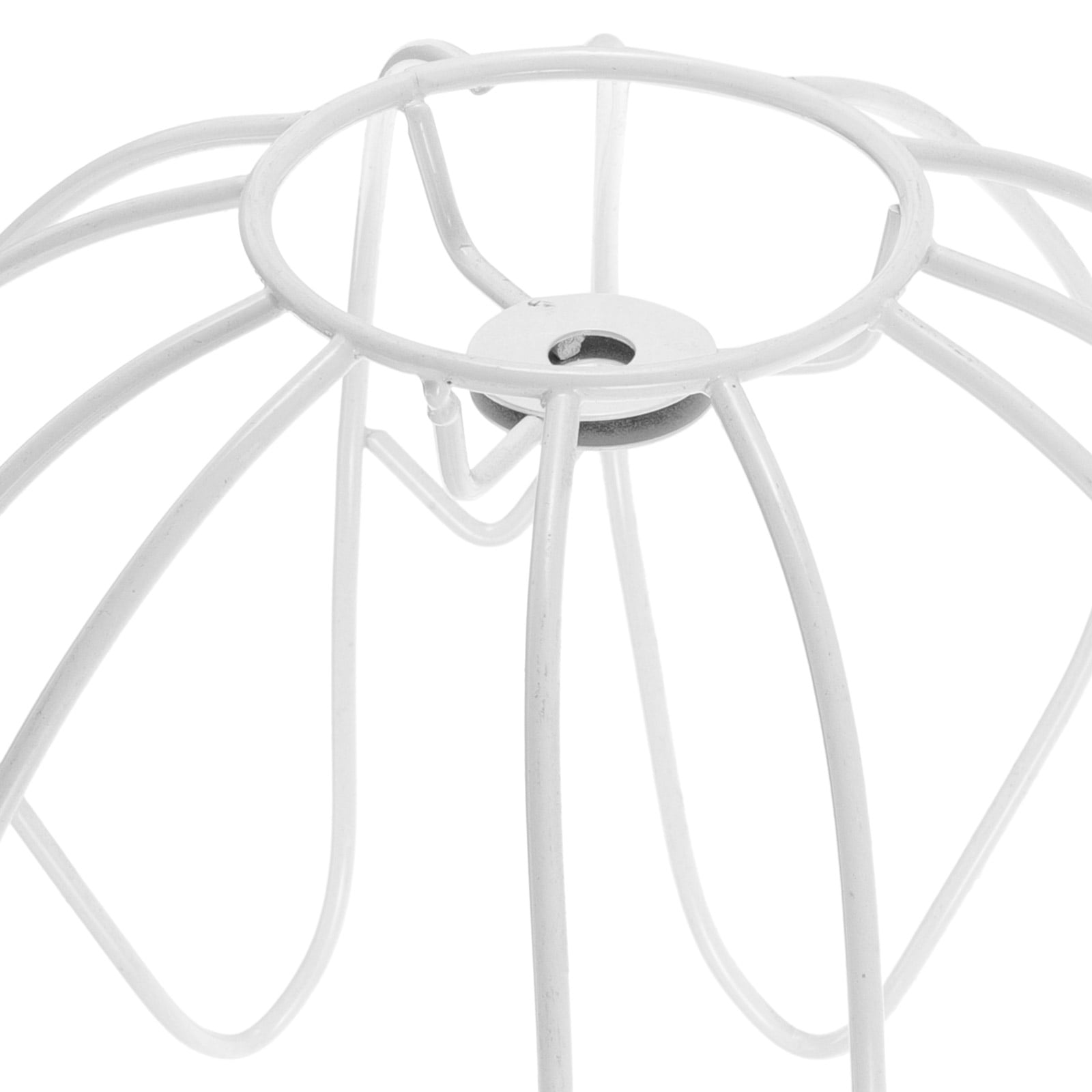 Zoyueyie Lamp Bulb Wire Frame DIY Lampshade Frame Sturdy Metal Lampshade Ring Ceiling Lamp Shade Frame