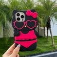 thumbnail image 4 of WDAIDJ Sexy Bikini Bra Chest Sanrio Hello Kitty Case For iPhone 14 13 12 11 Pro Max Plus XR XS 7 8 Plus Silicone Shockproof Back Cover, 4 of 7