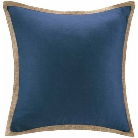 UPC 675716708733 product image for Home Essence Linen with Jute Trim Square Pillow | upcitemdb.com