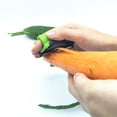 thumbnail image 4 of Cómodo Pelador De Palma De Silicona, Pelador De Frutas Vegetales Seguro Para Patatas, Pepinos, Manzanas Minnieouse HA017435-00, 4 of 7