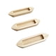 thumbnail image 3 of Set de 3 piezas: Barco de madera, modelo de canoa náutica de pesca, sin acabado, ideal para baño, dormitorio, regalos navideños y decoración., 3 of 9