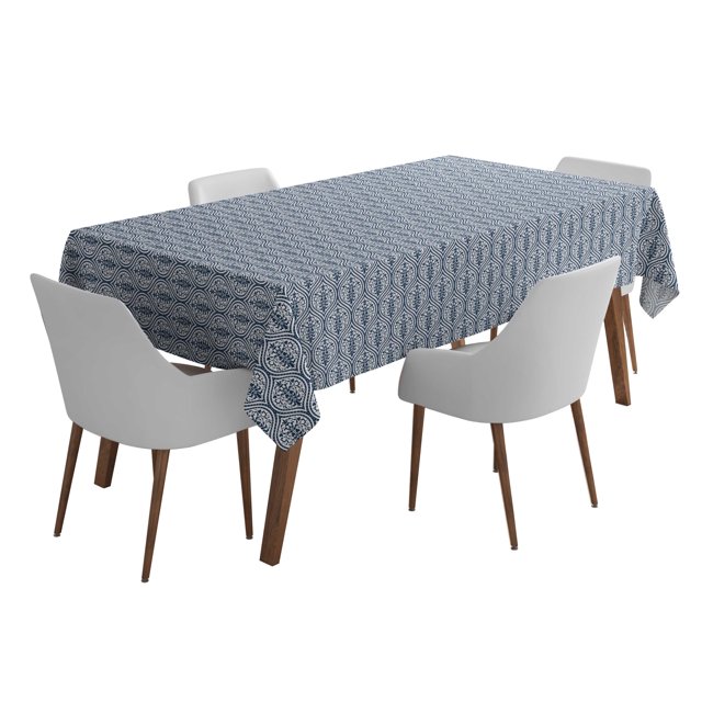 Vargottam Indoor/OutdoorTablecloth58x58 InchSquareTablecloth Waterproof PatioTableCloths- Spring/SummerTableCovers for Backyard RectangularTable/BBQs/Picnic -Royal Blue2