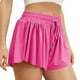 thumbnail image 1 of ICHUANYI Clearance Women's Summer Casual Sport Shorts High Waist Yoga Pants(Hot Pink, M) ICHUANYI WER2023080703620, 1 of 9