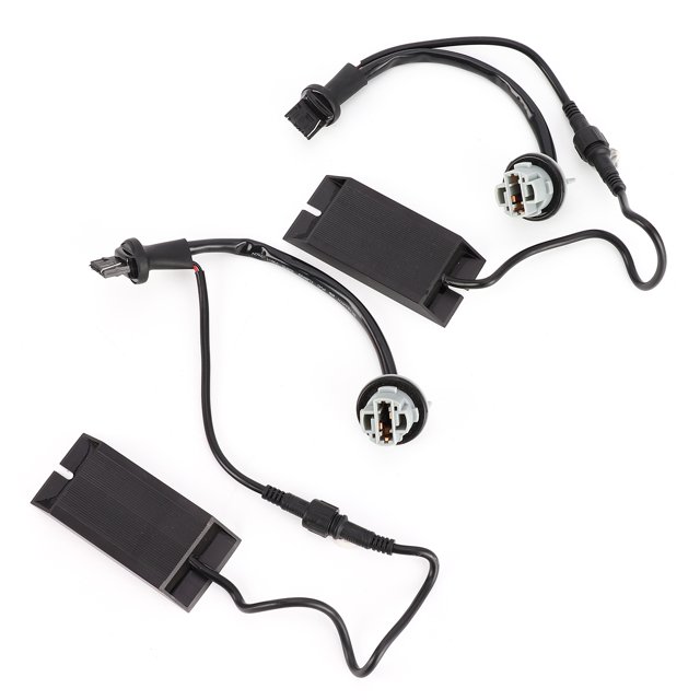 JUSPOCKET 2pcs 50W Car Turn Signal / Reversing Light Split Resistance Decoder Detachable DC12V Universal
