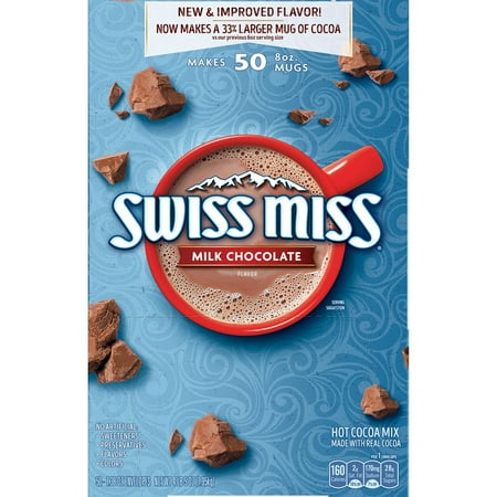 Swiss Miss Milk Chocolate Hot Cocoa Mix Packets (50 Count)