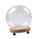thumbnail image 5 of Cúpula de exhibición con base de madera, soporte para tarro, decoración del hogar, suministros para fiestas, aniversarios 10cm, 5 of 9