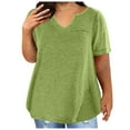 thumbnail image 2 of QIPOPIQ Women's Short-Sleeve V-Neck T-Shirt (Available in Plus Size) Clearance, 2 of 7