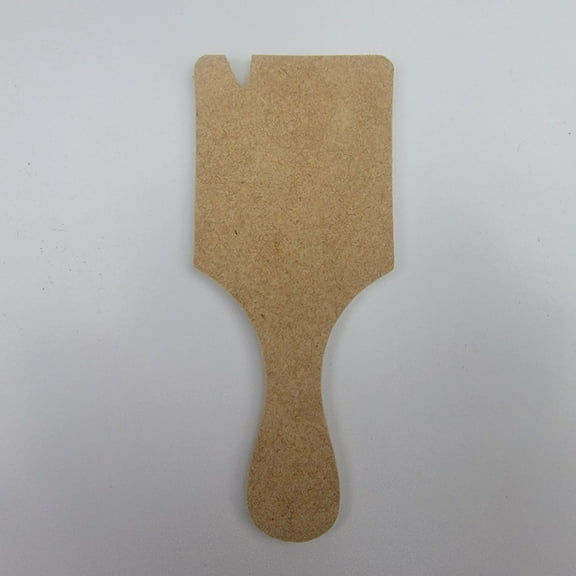 8" Paint Brush, Unfinished MDF Art Shape by Wooden Craft Cutouts, 1-8 Thickness