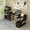 Black, variant on L Shaped Computer Desk with 2 Shelves Bookshelf, Modern Corner Computer Desk with Storage, Office Desk Study Table Writing Desk for Home Office