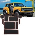 thumbnail image 2 of For Accessories 2 Door Interior Cup Holder Inserts, Center Console Liner Mats For 2021 2022, 2 of 5